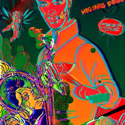 Layered Pink Elvis remix
