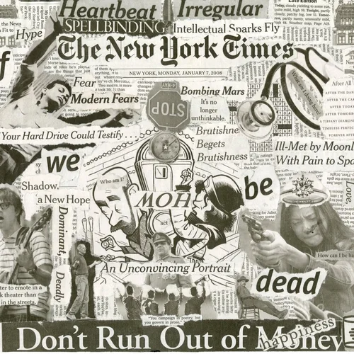 Newspaper collage, January 7th, 2008