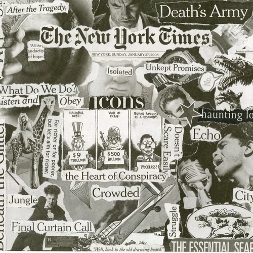 Newspaper collage, January 27th, 2008 Part II