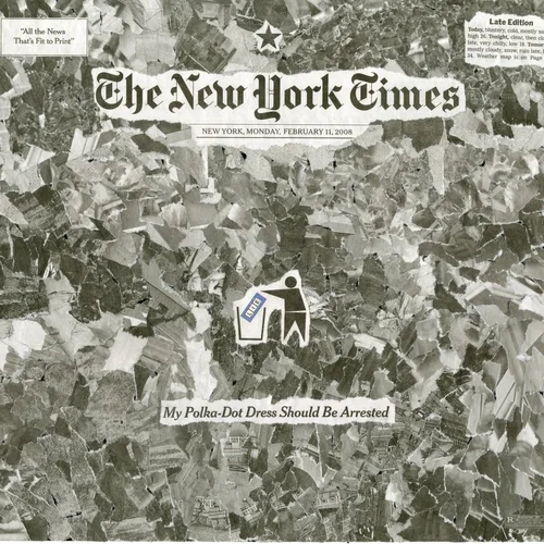 Newspaper collage, February 11th, 2008