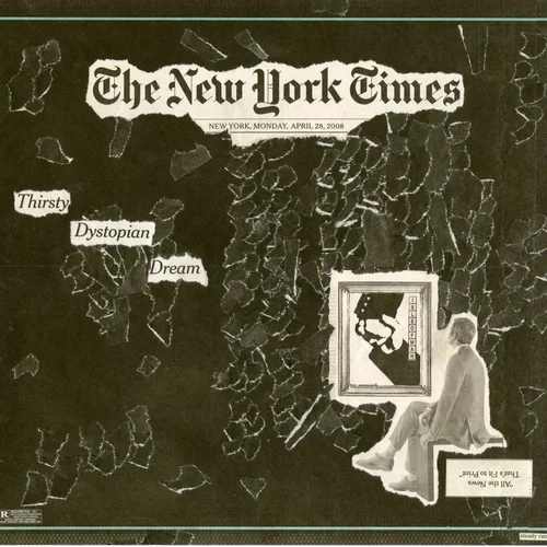 Newspaper collage, April 28th, 2008