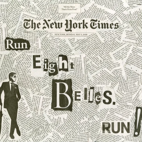 Newspaper collage, May 5th, 2008