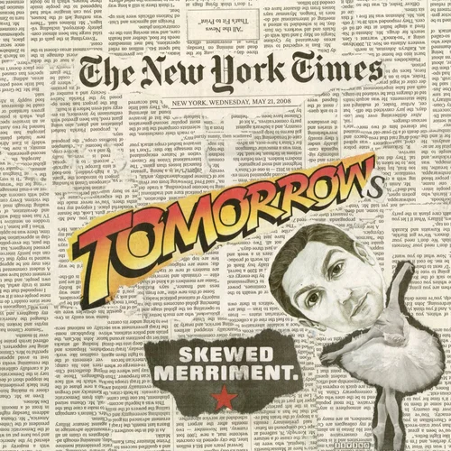 Newspaper collage, May 21st, 2008