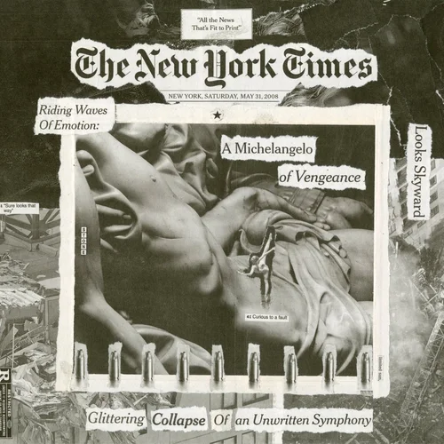 Newspaper collage, May 31st, 2008