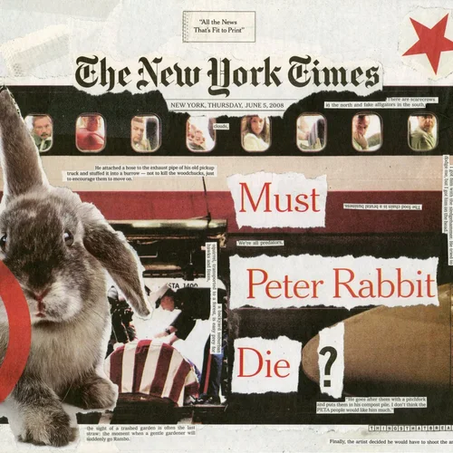 Newspaper collage, June 5th, 2008