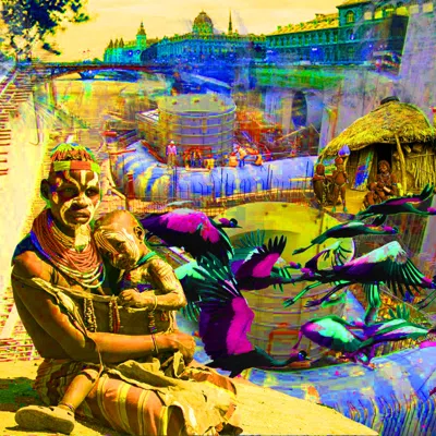 Gibe digital collage