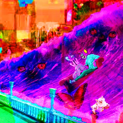 Catastrophe digital collage