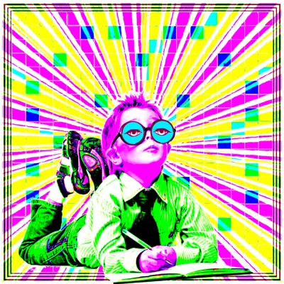 Erudite digital collage